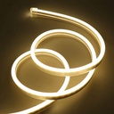 Flexible LED neon 24V DC - 4x10mm - 5 meters - Complete kit - IP67 - 11W/m - Lateral curvature