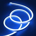Flexible LED neon 24V DC - 4x10mm - 5 meters - Complete kit - IP67 - 11W/m - Lateral curvature