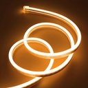 Flexible LED neon 24V DC - 4x10mm - 5 meters - Complete kit - IP67 - 11W/m - Lateral curvature