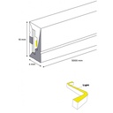 Flexible LED neon 24V DC - 4x10mm - 5 meters - Complete kit - IP67 - 11W/m - Lateral curvature