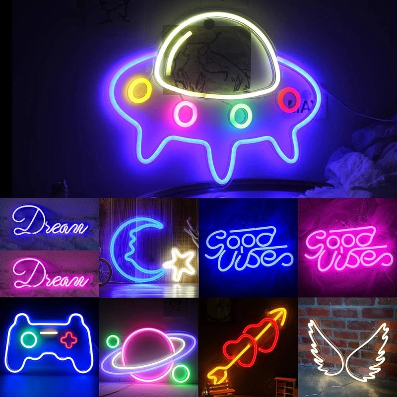 Flexible LED neon 24V DC - 4x10mm - 5 meters - Complete kit - IP67 - 11W/m - Lateral curvature