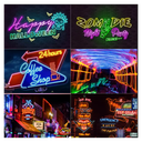 RGB Flexible LED Neon - 24V/DC 4x10mm - 5 meters - Complete Kit - IP67 - 20W/m - Side bend