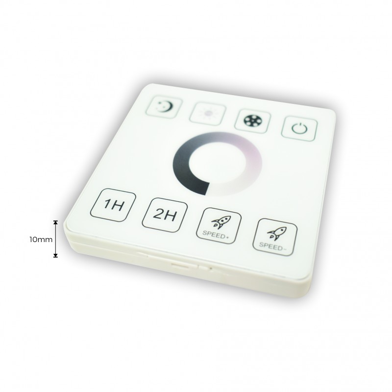MONOCOLOR controller for LED strips with RF touch panel - 5-24V/DC