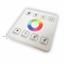 RGB controller for LED strips with RF touch panel - 5-24V/DC
