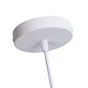 Nordic metal and wood pendant light "Exan"