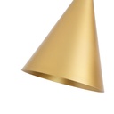 Nordic metal and wood pendant light "Exan"
