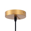 Nordic metal and wood pendant light "Exan"
