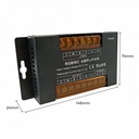RGB + CCT 12/24V-DC signal repeater / amplifier - 10A/Channel - High speed
