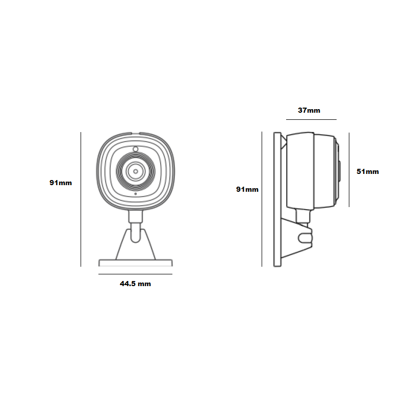 SONOFF CAM Slim Smart security camera - WIFI - 1080P - FHD - Alarm - Motion sensor