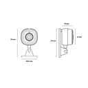 SONOFF CAM Slim Smart security camera - WIFI - 1080P - FHD - Alarm - Motion sensor