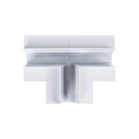 T connector for 20mm recessed magnetic tracks