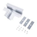T connector for 20mm recessed magnetic tracks