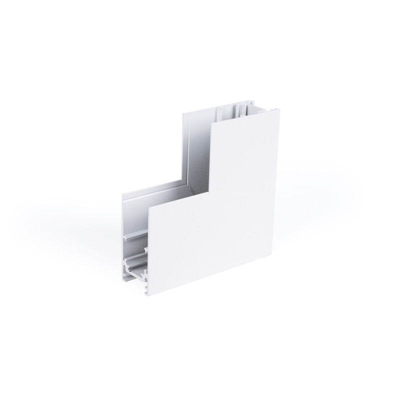 L connector for 20mm surface magnetic tracks - Vertical