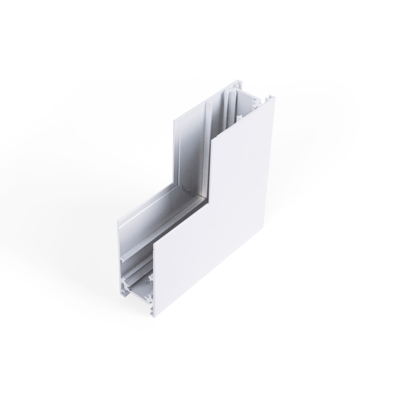 L connector for 20mm surface magnetic tracks - Vertical