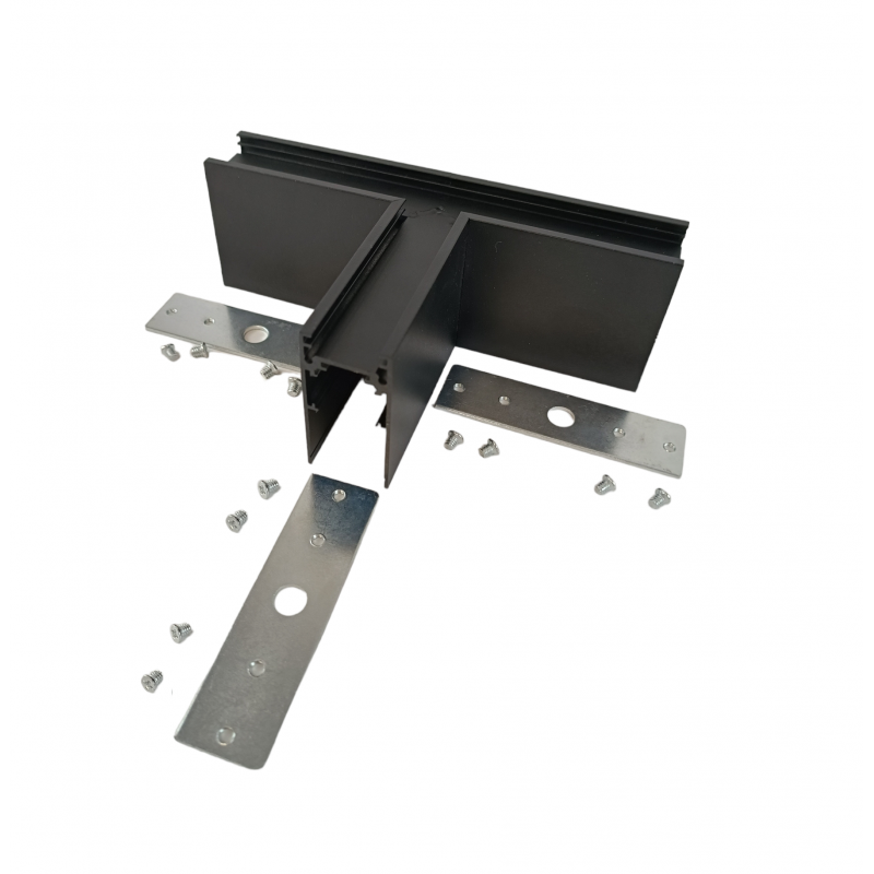 T connector for 20mm surface magnetic tracks