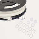 Flexible LED neon 360º circular RGB - 24 V - Ø20mm - 5 meters - 22W/m - Complete Kit - IP67