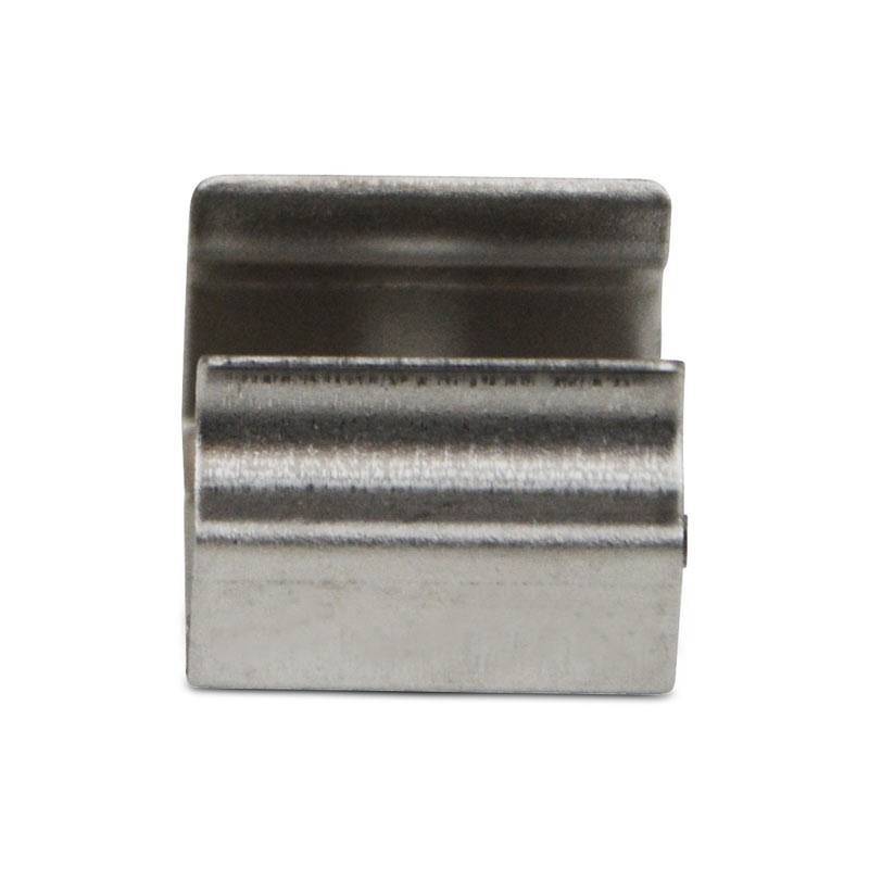 Metallic clamp for fastening of bathing suit profile top/bottom 18x49mm (1 pc.)