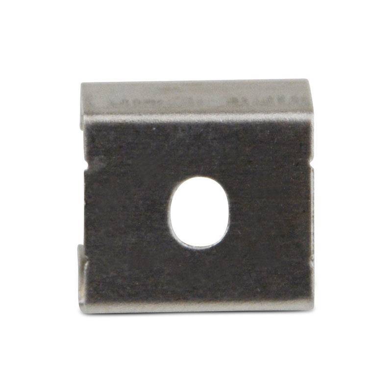 Metallic clamp for fastening of bathing suit profile top/bottom 18x49mm (1 pc.)