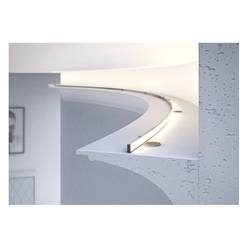 Aluminum profile for flexible moldable LED strip 18x6 surface (2meters)