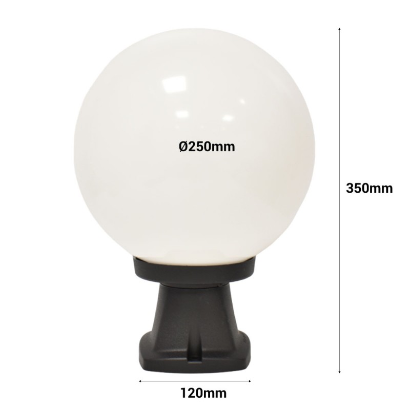 FUMAGALLI "Disma/G250" opal spherical floor lamp - E27