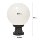 FUMAGALLI "Disma/G250" opal spherical floor lamp - E27
