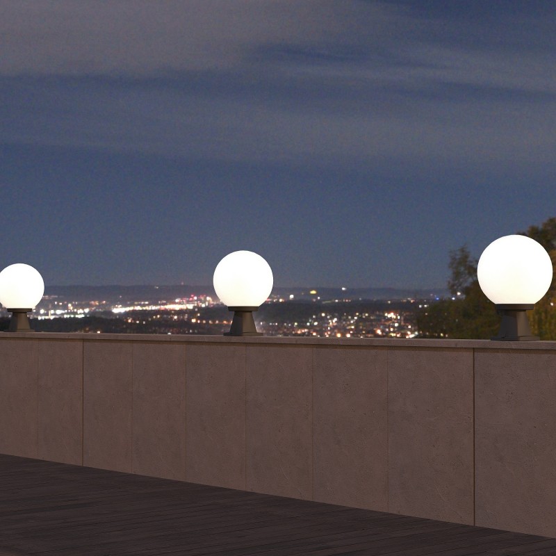 FUMAGALLI "Disma/G250" opal spherical floor lamp - E27