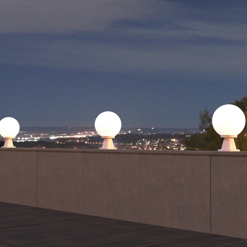 FUMAGALLI "Disma/G250" opal spherical floor lamp - E27