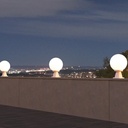 FUMAGALLI "Disma/G250" opal spherical floor lamp - E27