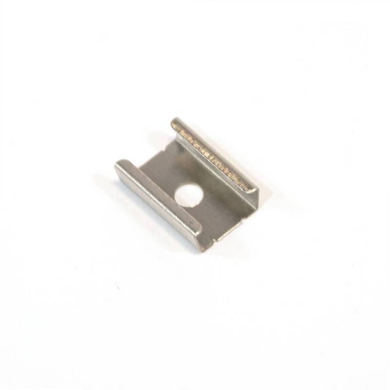 Metal clamp for fastening of 8X12 profiles