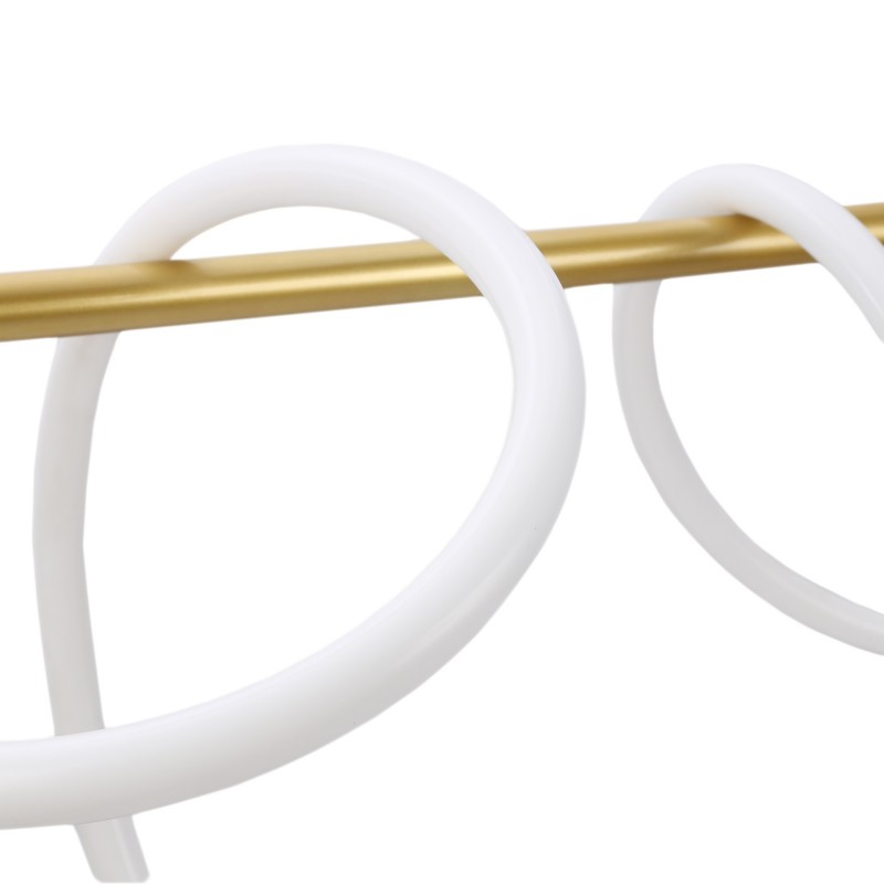 Corda" modern neon undulating pendant lamp - 360º - 45W - 3000K