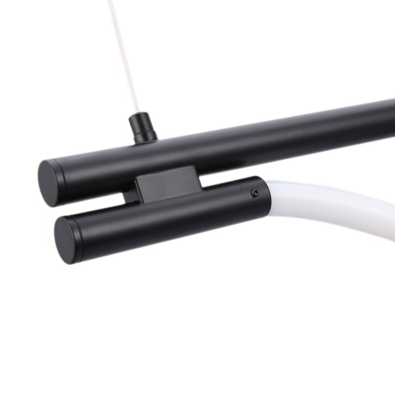 Corda" modern neon undulating pendant lamp - 360º - 45W - 3000K