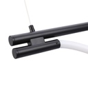 Corda" modern neon undulating pendant lamp - 360º - 45W - 3000K