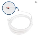 Flexible LED neon 360º circular - Ø22mm - 2 meters - 24V DC - 240Ch/m - 19,2W/m - IP65