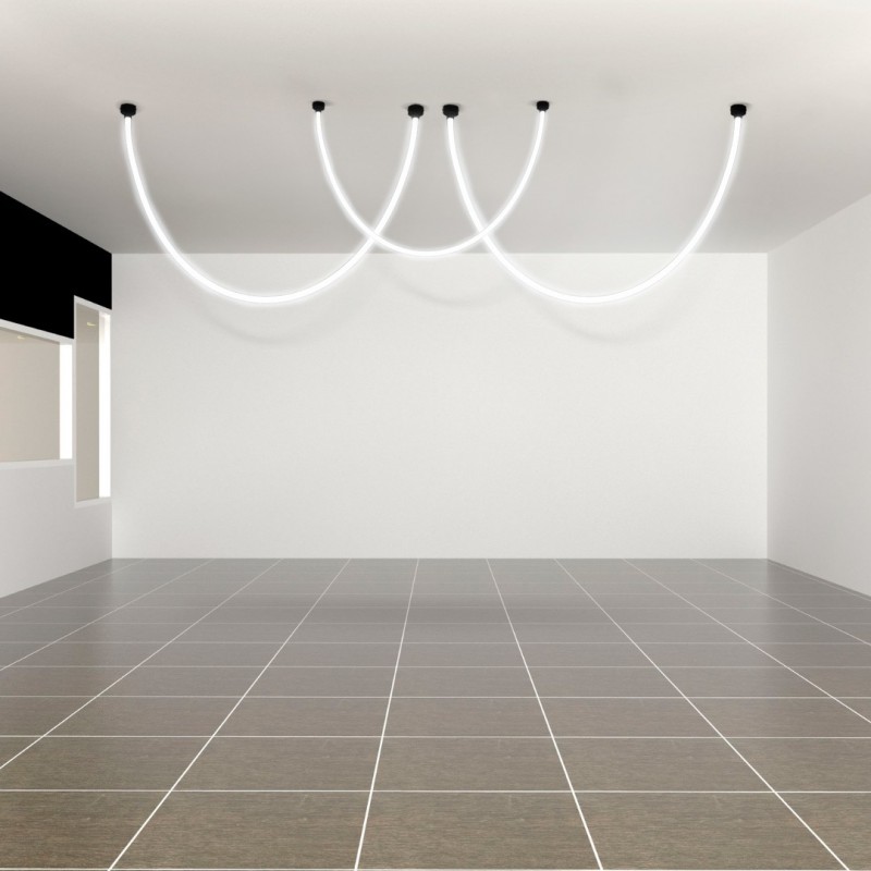 Flexible LED neon 360º circular - Ø22mm - 2 meters - 24V DC - 240Ch/m - 19,2W/m - IP65