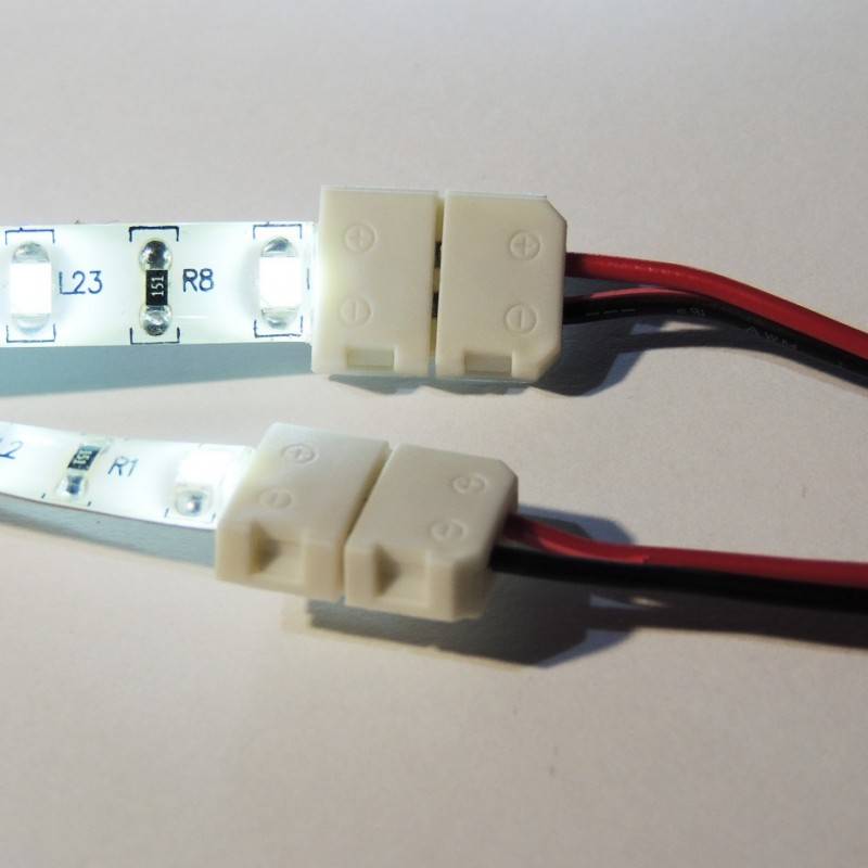 Single color quick connector strip to strip 12V