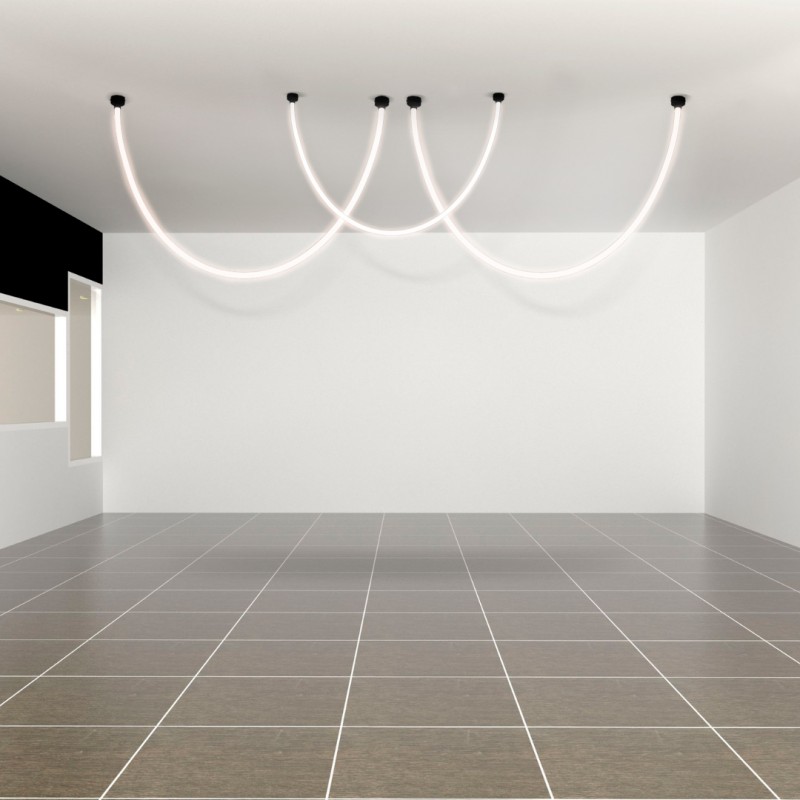 Flexible LED neon 360º circular - Ø22mm - 2 meters - 24V DC - 240Ch/m - 19,2W/m - IP65