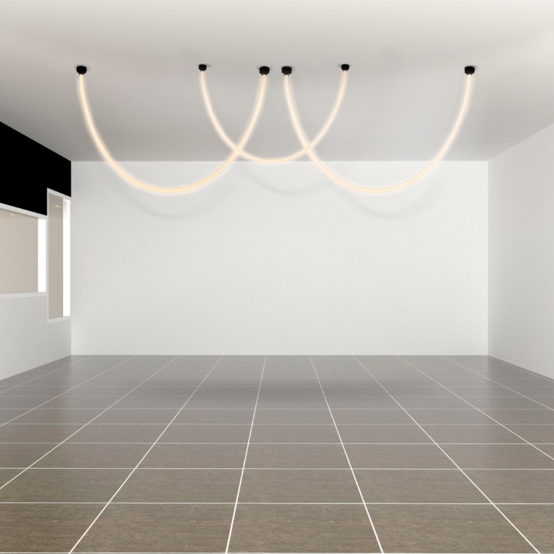 Flexible LED neon 360º circular - Ø22mm - 2 meters - 24V DC - 240Ch/m - 19,2W/m - IP65