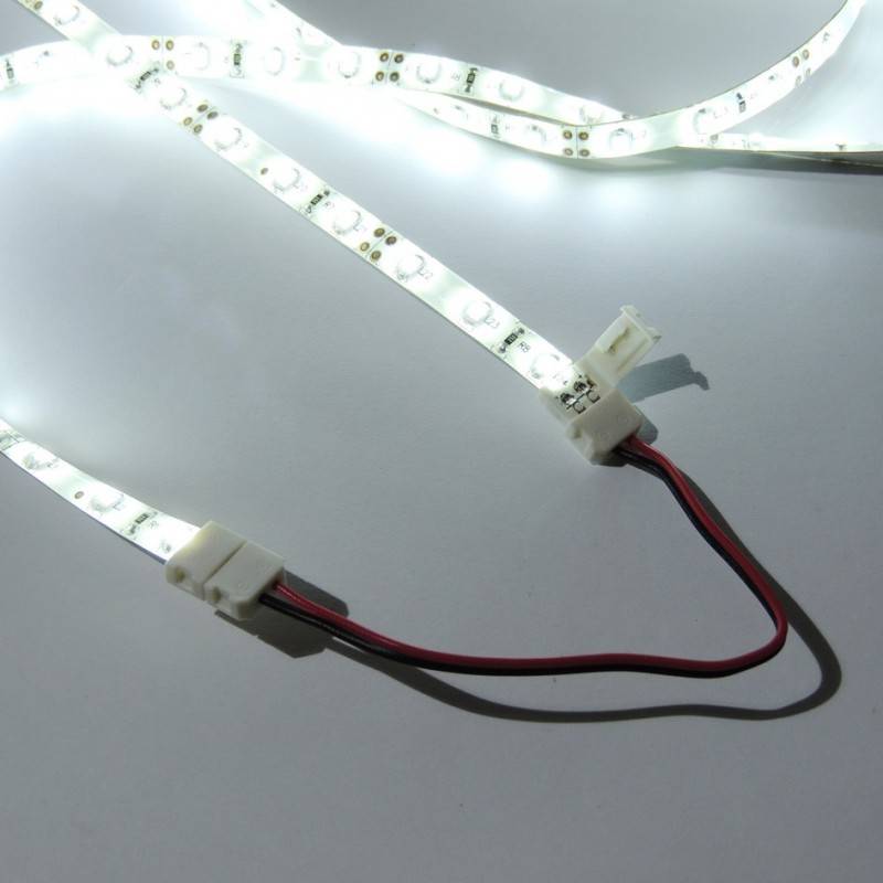 Single color quick connector strip to strip 12V