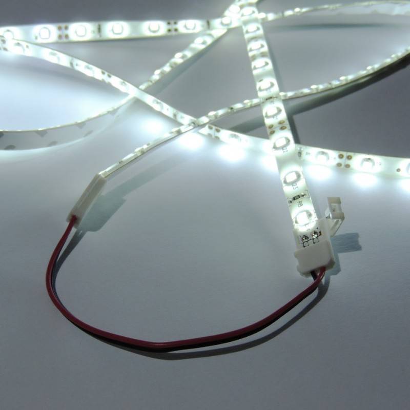 Single color quick connector strip to strip 12V