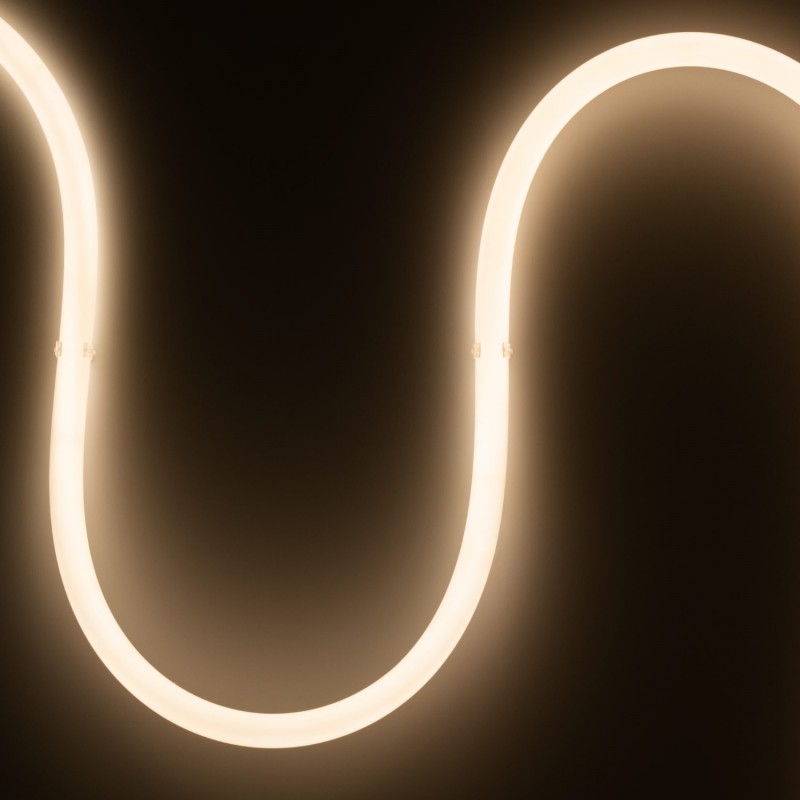 Flexible LED neon 360º circular - Ø22mm - 5 meters - 24V DC - 240Ch/m - 19,2W/m - IP65