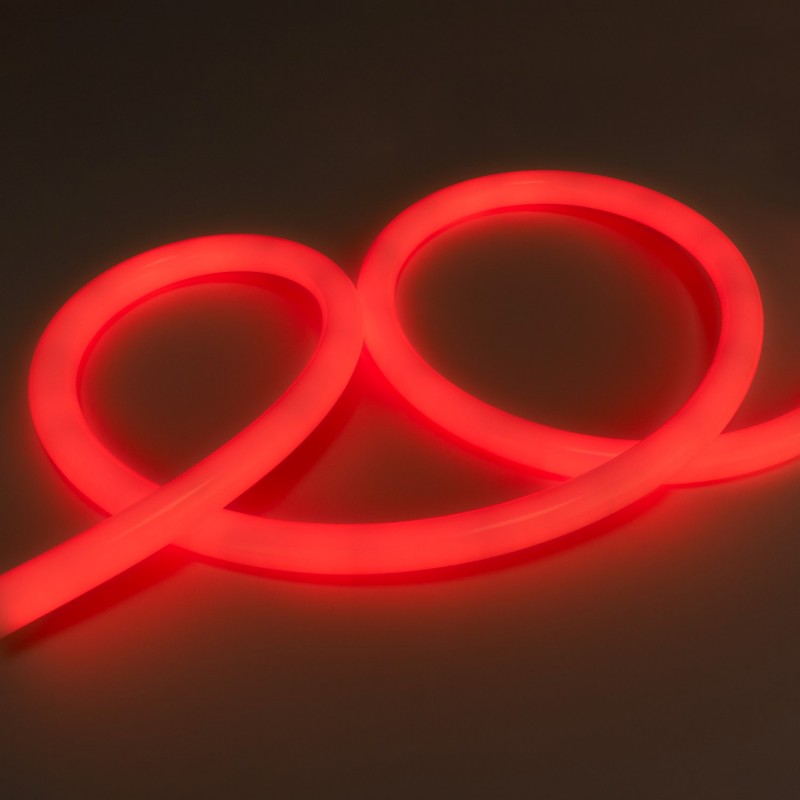 Flexible LED neon 360º circular RGB - Ø22mm - 5 meters - 24V DC- 240Ch/m - 28W/m - IP65