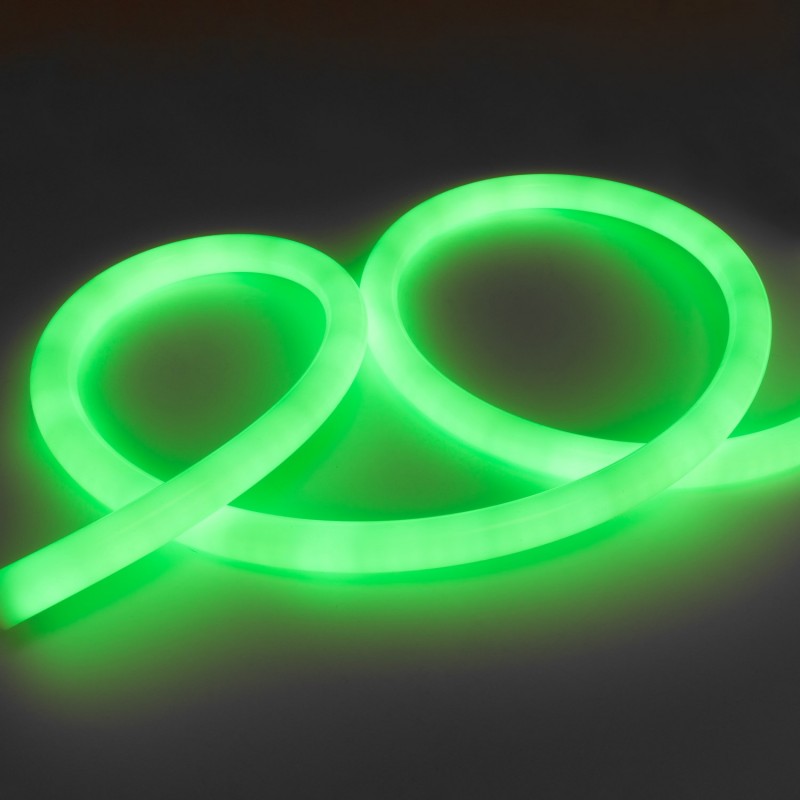 Flexible LED neon 360º circular RGB - Ø22mm - 5 meters - 24V DC- 240Ch/m - 28W/m - IP65