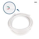Intelligent RGB flexible LED neon IC - 360º circular - Ø22mm - 4 meters - 12V DC - 28W/m - IP65