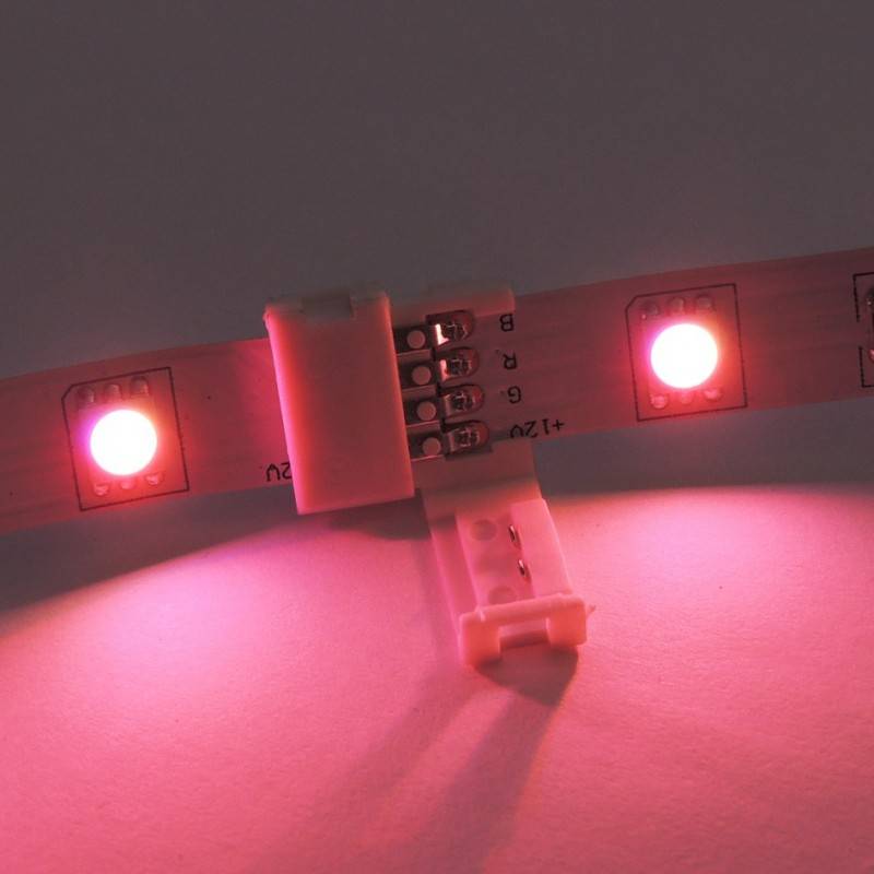 Connector for LED strips 12V RGB direct without cable