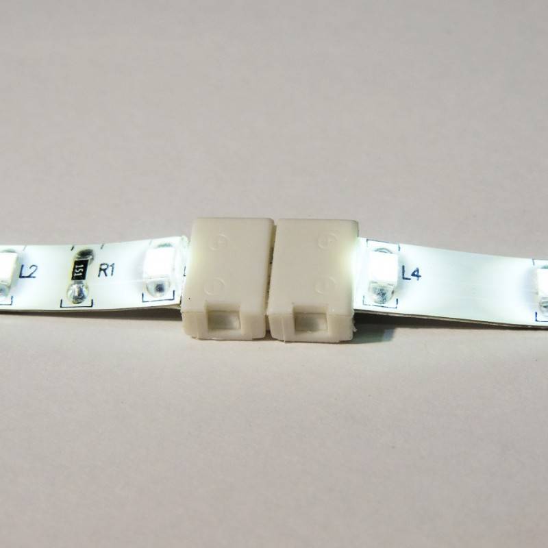Connector for LED strips 12V single color 8mm direct without cable