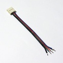 LED Strip Connector 12V RGB 1 cm to wire