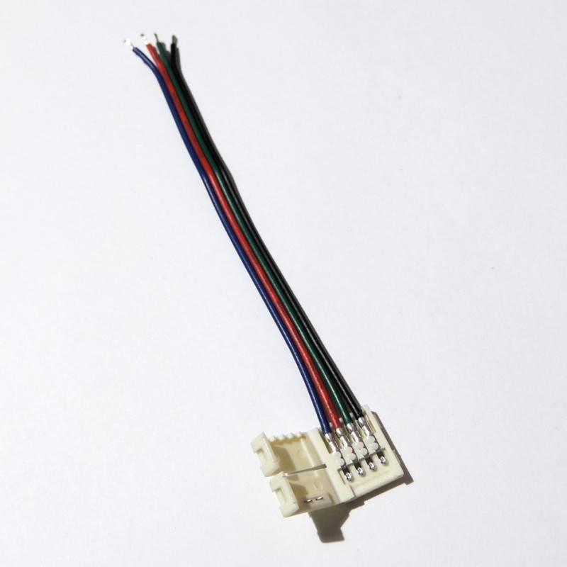 LED Strip Connector 12V RGB 1 cm to wire