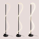 Corda" modern neon undulating floor lamp - 360º - Dimmable - 30W - 3000K