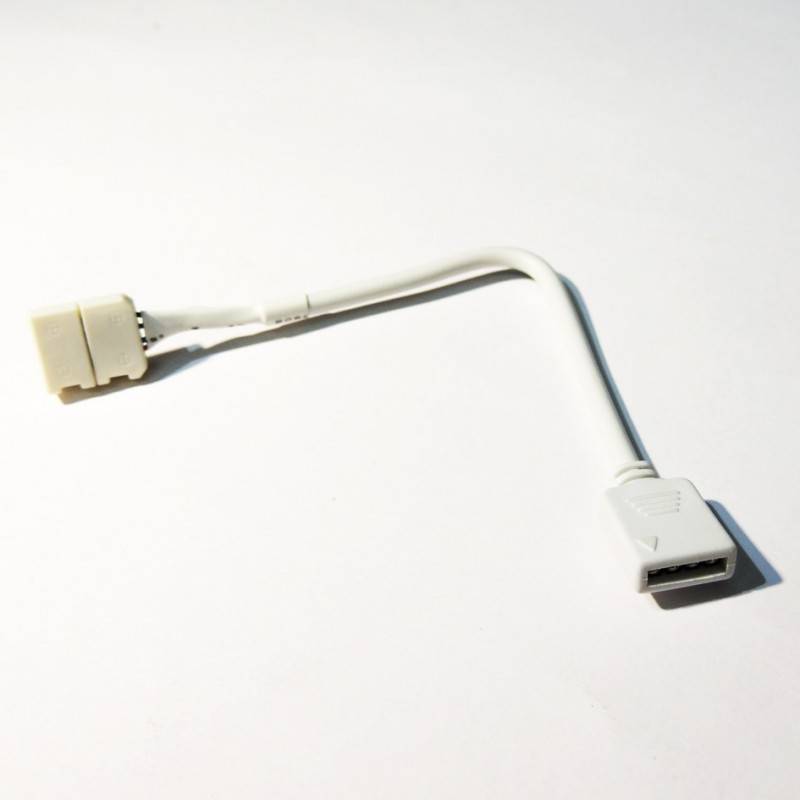 12V RGB strip connector to 4-pin controller