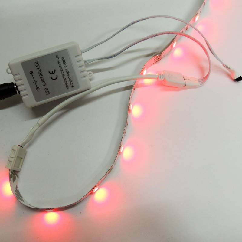 12V RGB strip connector to 4-pin controller